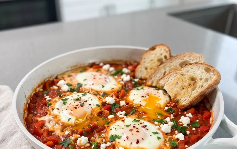 One Pan Shakshuka (Eggs in Hell)