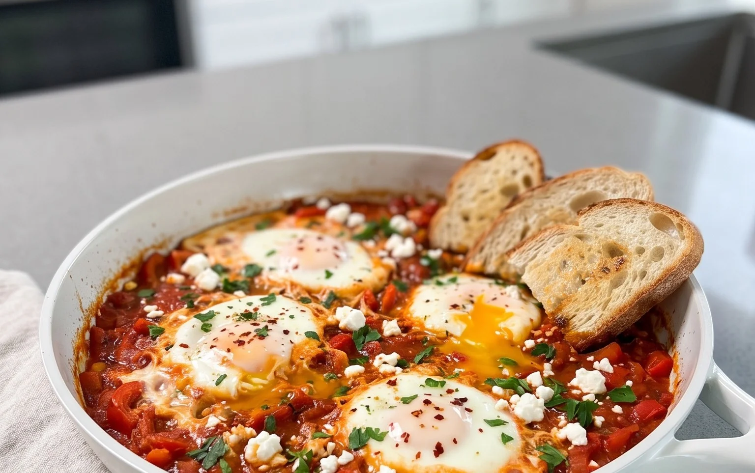 One Pan Shakshuka (Eggs in Hell)
