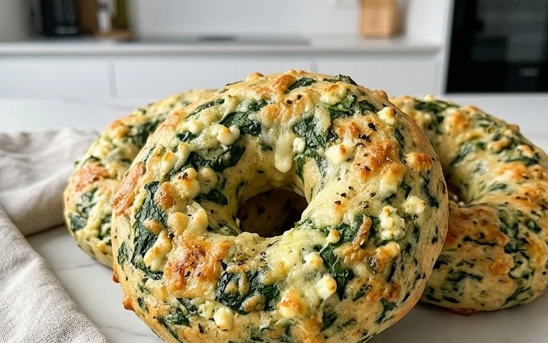 Irresistibly Easy Spinach Cottage Cheese Flagels for Any Meal