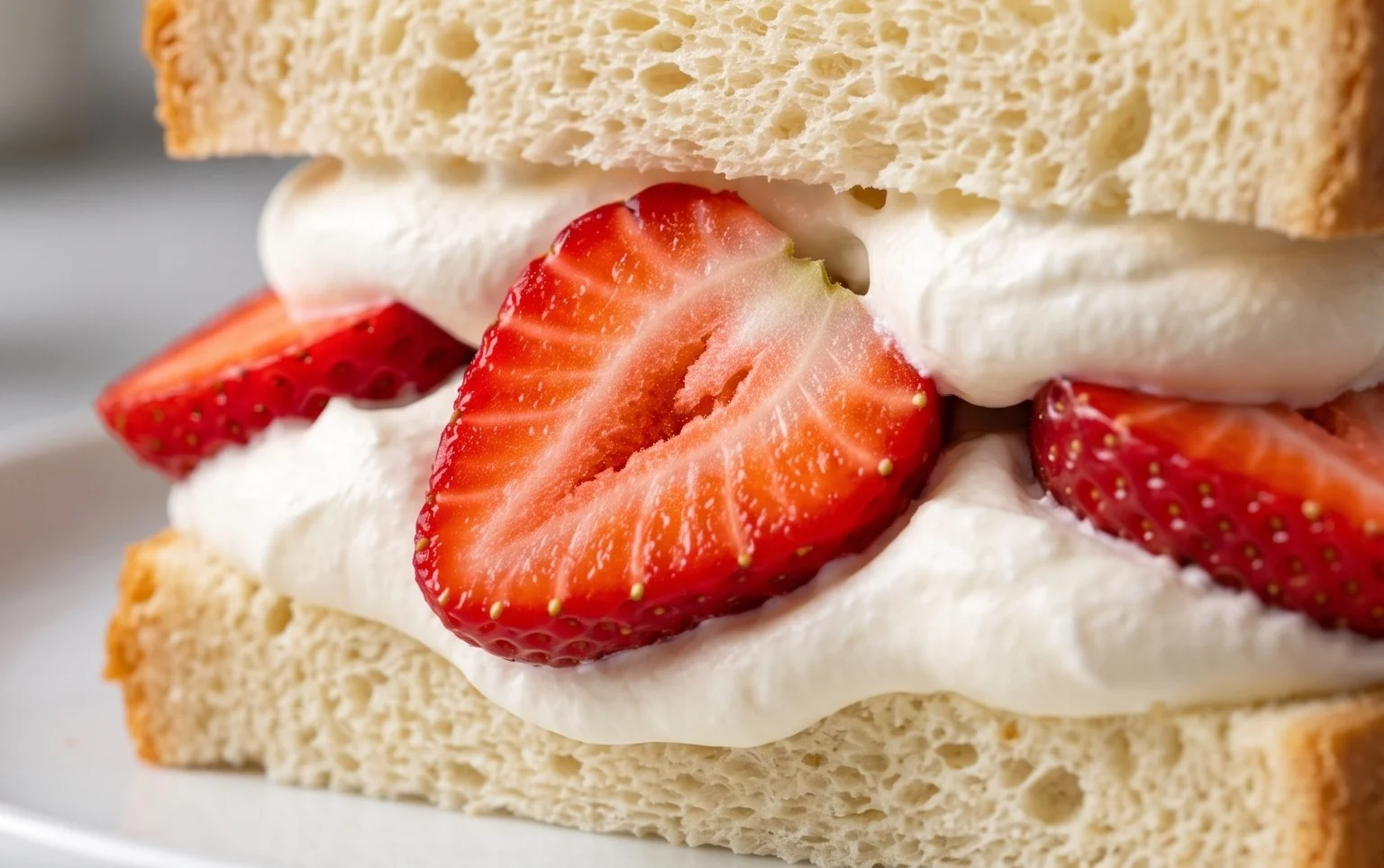 4-ingredient Strawberry Sando