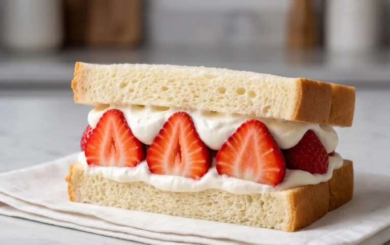 4-ingredient Strawberry Sando