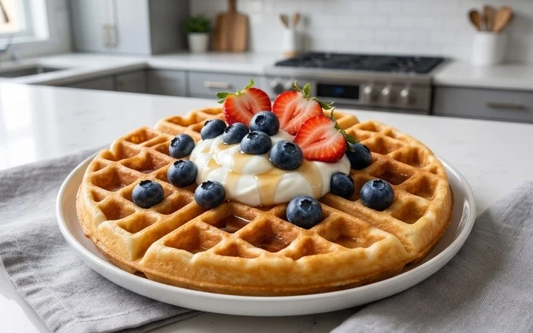 Greek Yogurt Waffles