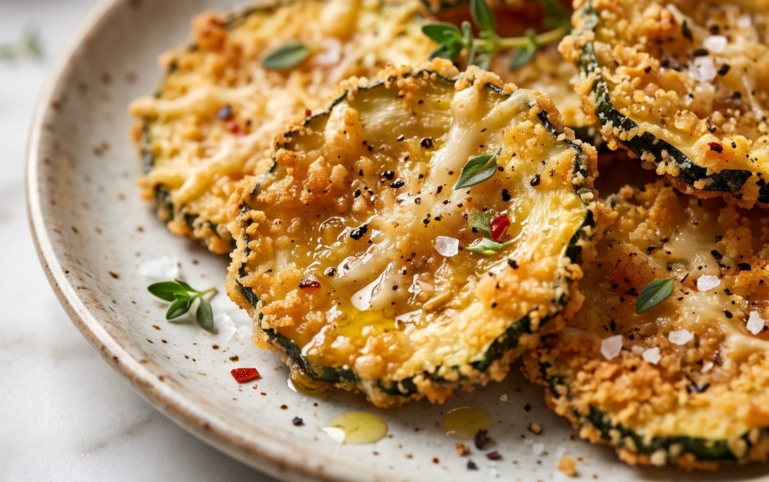 Crispy Baked Zucchini Chips