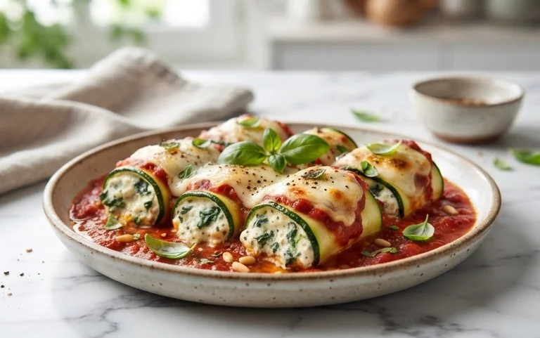 Vegan Zucchini Rollatini