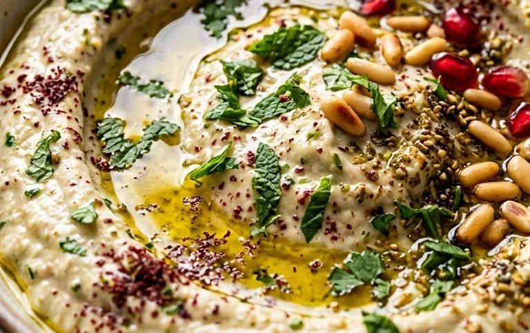 Pnon-alcoholic alestinian Zucchini Dip