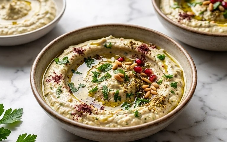 Pnon-alcoholic alestinian Zucchini Dip