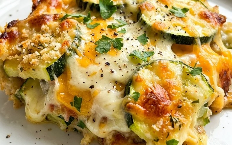 Easy Cheesy Zucchini Casserole