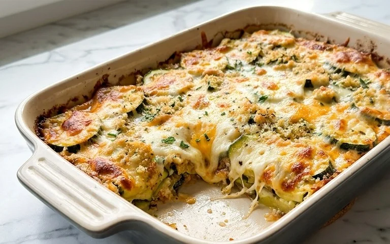 Easy Cheesy Zucchini Casserole