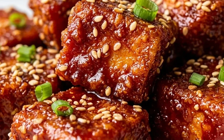 Crispy Gochujang Korean Tofu