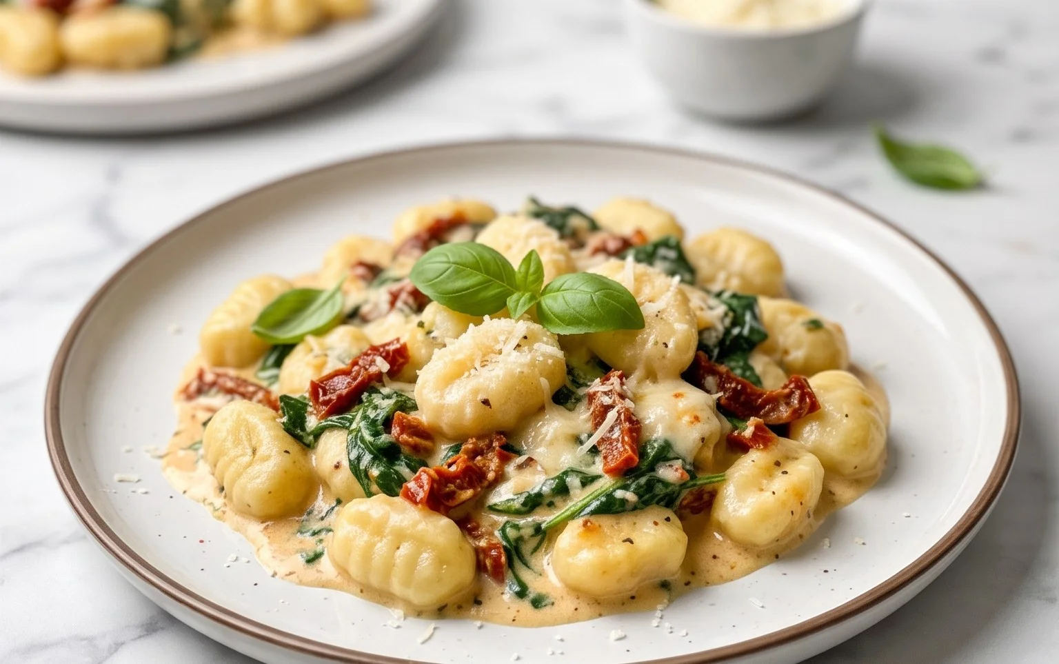 Creamy Tuscan Gnocchi