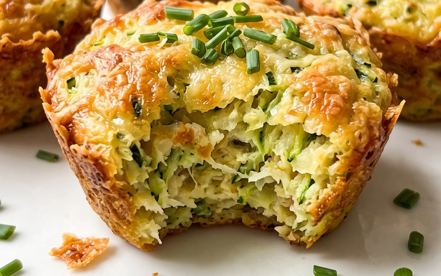 Crispy Parmesan Zucchini Potato Muffins