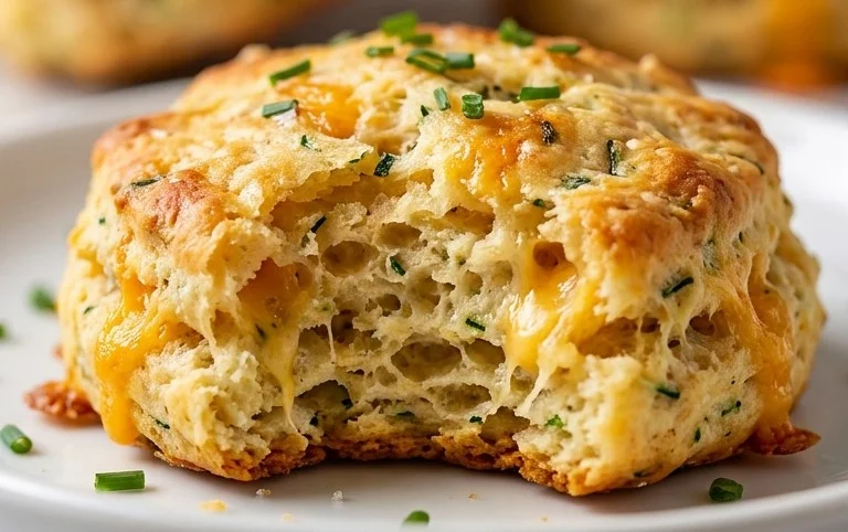 Soft and Tender Zucchini Cheddar Biscuits