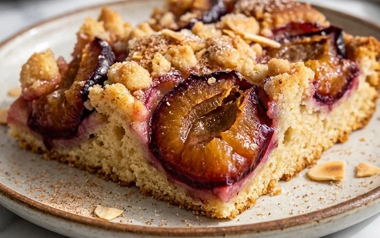 Schneller Pflaumenkuchen vom Blech