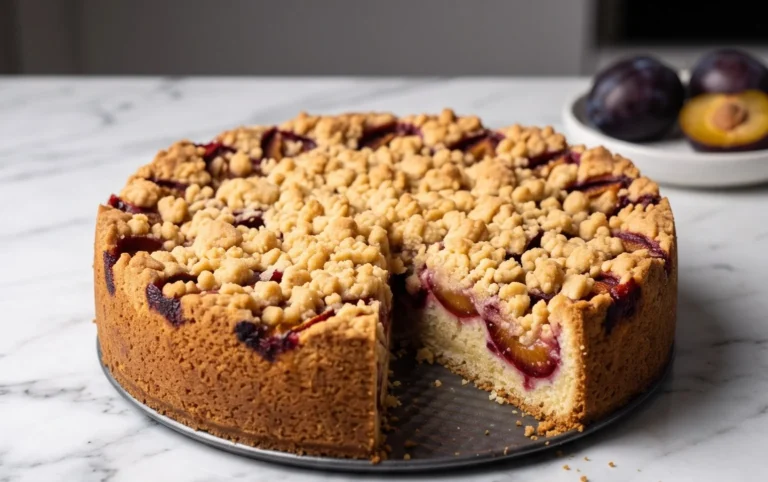 Pflaumenkuchen mit Streuseln aus der Springform Rezept