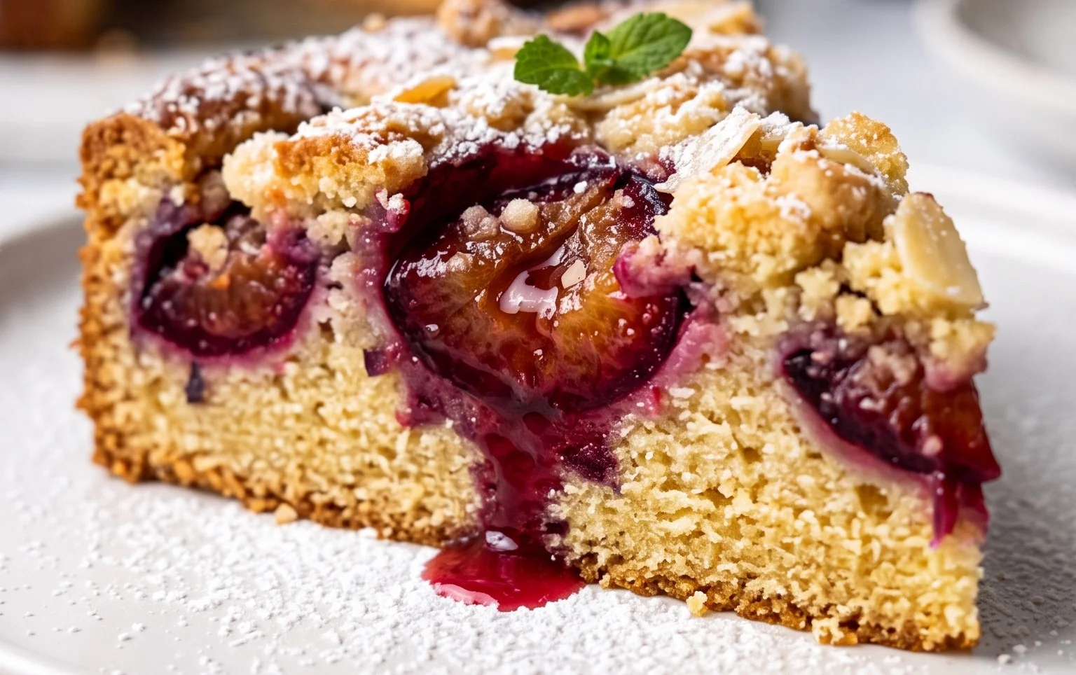 Saftiger Pflaumenkuchen
