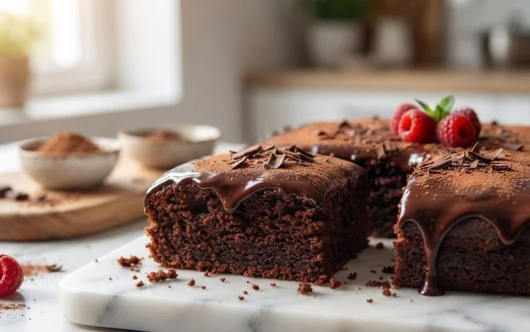 Schokokuchen vom Blech - saftig & schnell